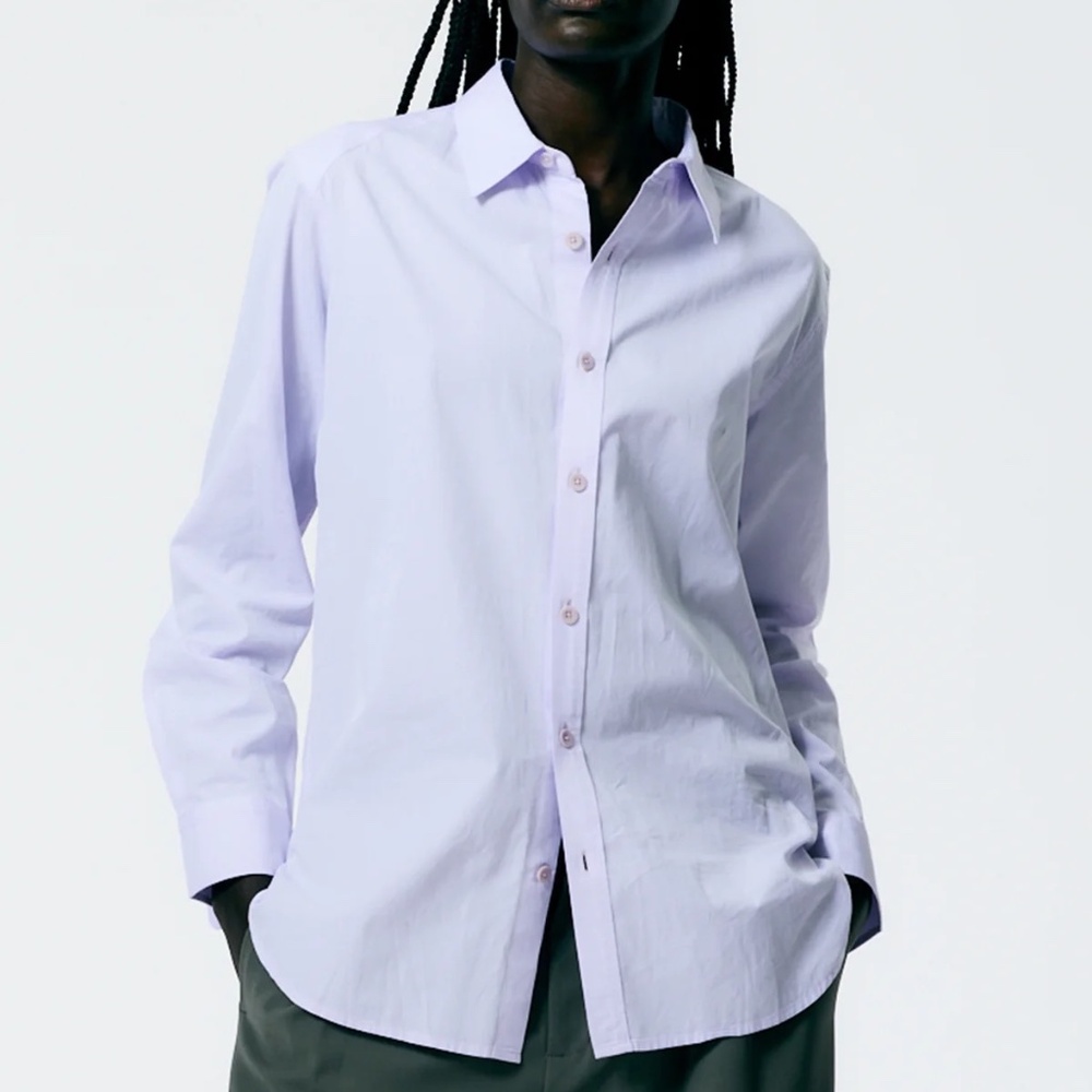 Tibi — Charlie Men's Slim Shirt — Size XL